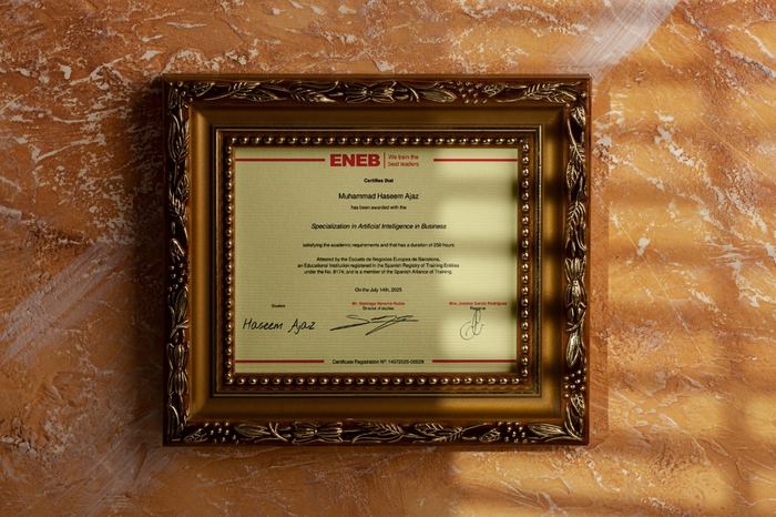 AI in Business specialization certificate