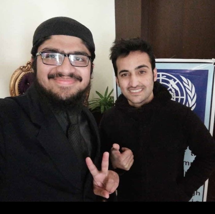 With Muhammad Owais Khattak
