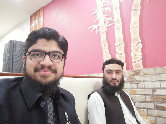 With Syed Rizwan Haider Bukhari
